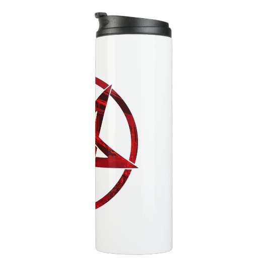 Red Devil Pentagram Thermosbecher (Nach rechts gedreht)