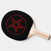 Red Devil Pentagram Tischtennis Schläger (Seitenansicht)