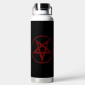 Red Devil Pentagram Trinkflasche (Rückseite)