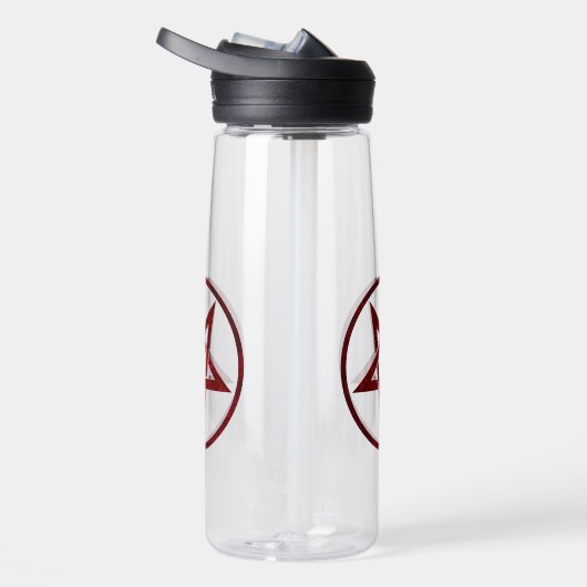 Red Devil Pentagram Trinkflasche (Rechts)