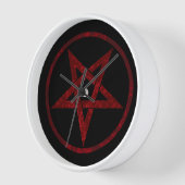 Red Devil Pentagram Uhr (Winkel)