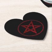 Red Devil Pentagram Untersetzer (angewinkelt)