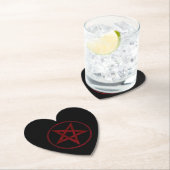 Red Devil Pentagram Untersetzer (Vor Ort)
