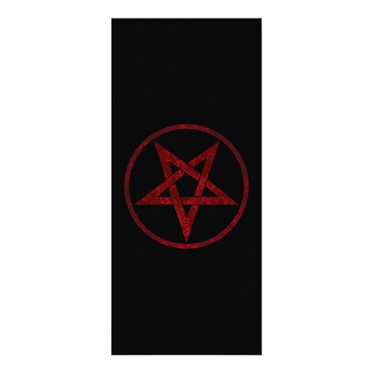 Red Devil Pentagram Werbekarte (Vorne)