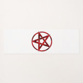 Red Devil Pentagram Yogamatte (Rückseite (Horizontal))