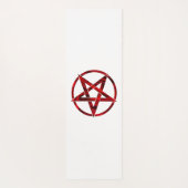 Red Devil Pentagram Yogamatte (Rückseite)