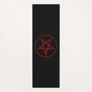Red Devil Pentagram Yogamatte