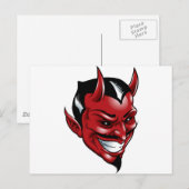 Red Devil Postkarte (Vorne/Hinten)
