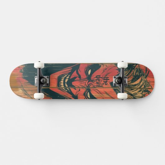 Red Devil Skateboard (Horizontal)