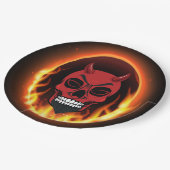 Red Devil Skeletts Paper Teller (Schrägansicht)