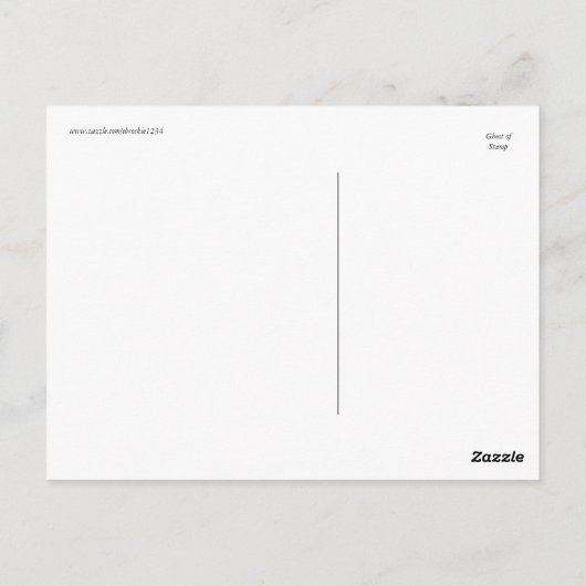 Red Devil Vintag Postkarte (Rückseite)