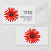 Red Devil - White Visitenkarte (Vorne/Hinten)