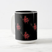 Red Devil Zweifarbige Tasse (Vorderseite Links)