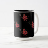 Red Devil Zweifarbige Tasse (VorderseiteRechts)