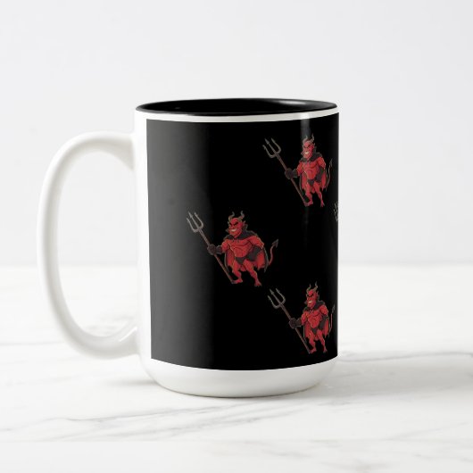 Red Devil Zweifarbige Tasse (Links)
