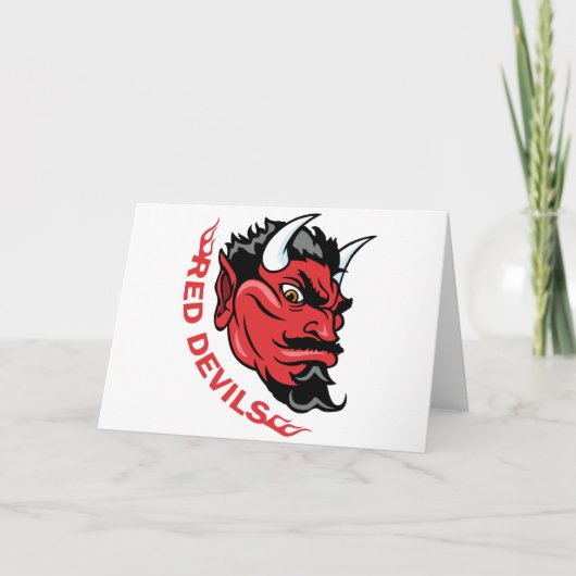 Red Devils Karte (Vorderseite)
