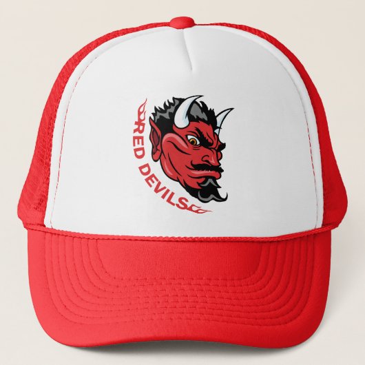Red Devils Truckerkappe (Vorderseite)