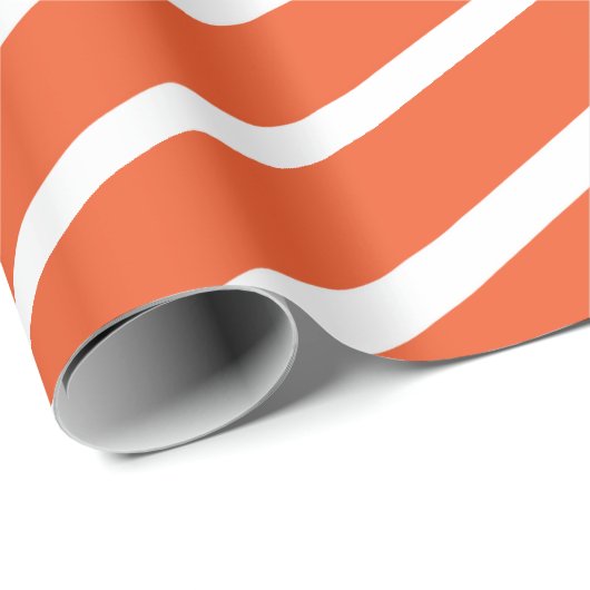 Red Diagonal Stripe festes Geschenk vorhanden Geschenkpapier (Rolleneckpunkt)