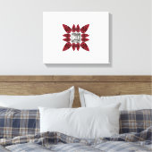 Red Diamond Art Leinwanddruck (Insitu (Schlafzimmer))