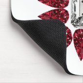 Red Diamond Art Mousepad (Ecke)