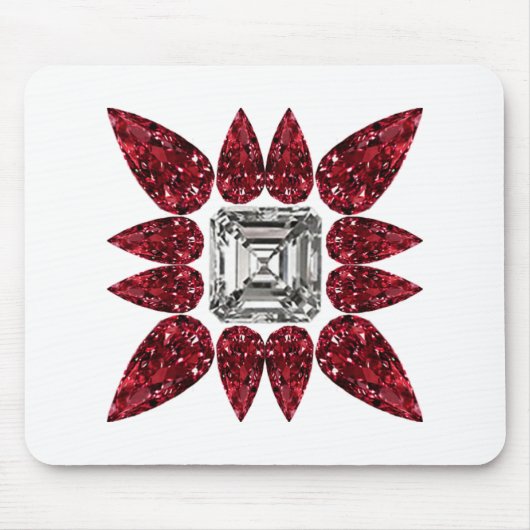 Red Diamond Art Mousepad (Vorne)