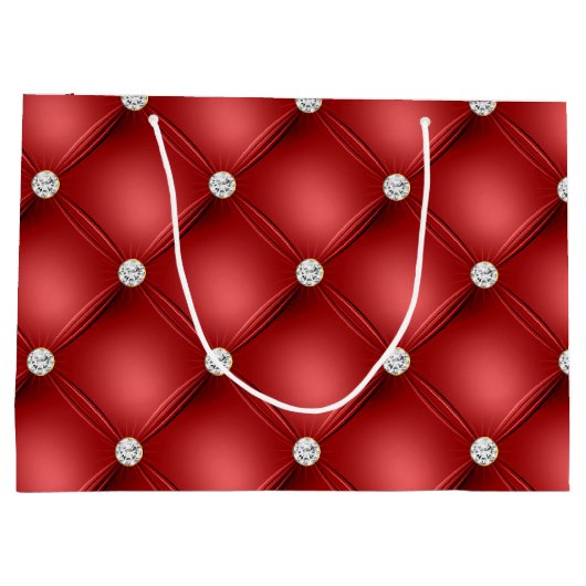 Red Diamond Große Geschenktüte (Rückseite)