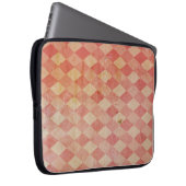 Red Diamond Grunge Laptop Computer Sleeve (Vorne Rechts)