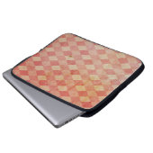 Red Diamond Grunge Laptop Computer Sleeve (Vorne Knopf)