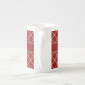 Red Diamond Mit Monogramm Porzellantasse (Rückseite)