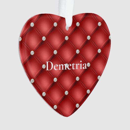 Red Diamond Ornament (Vorderseite)