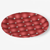 Red Diamond Pappteller (Schrägansicht)