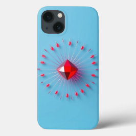 Red Diamond Pattern Mobile Case-Mate iPhone Hülle
