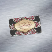 Red Diamond Star Goddess Temple Tarot Magnetische Visitenkarte (Beispiel)