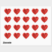 Red Diamond Stickers (Blatt)