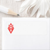 Red Diamond Wolf Face Graphic (Insitu)