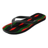 Red Diamonds Flip Flops Badesandalen (Schrägansicht)
