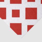 Red Diamonds on White Tissue Paper Seidenpapier (Detail)