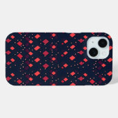 Red Diamonds Pattern Case-Mate iPhone Hülle (Rückseite (Horizontal))