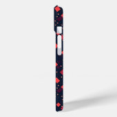 Red Diamonds Pattern Case-Mate iPhone Hülle (Rückseite / Links)