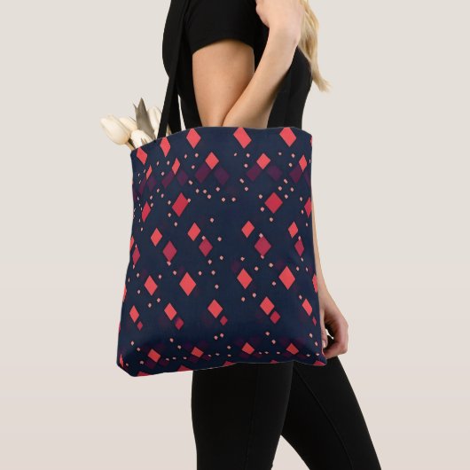 Red Diamonds Pattern Tasche (Von Nahem)