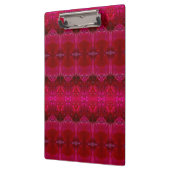Red Dianthus Ikat 5 Klemmbrett (Links)