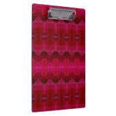 Red Dianthus Ikat 5 Klemmbrett (Rechts)