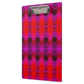 Red Dianthus Ikat 5 x Miami Klemmbrett (Links)