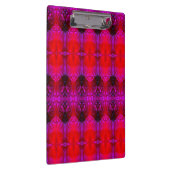 Red Dianthus Ikat 5 x Miami Klemmbrett (Rechts)