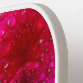 Red Dianthus Ikat Pickleball Schläger (Linke Seite)