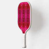 Red Dianthus Ikat Pickleball Schläger (Links)