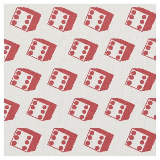 Red Dice Game Stoff (Nahaufnahme)