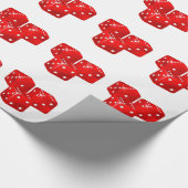 Red Dice Geschenkpapier (Ecke)