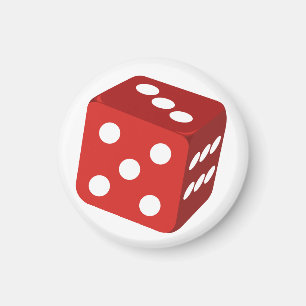 Red Dice Magnet