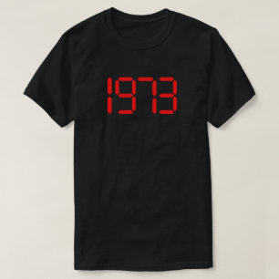 Red Digital 1973 Abtreibungsrechte T - Shirt